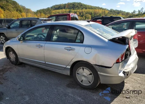 2008 Honda Civic Hybrid from USA, damaged, VIN JHMFA36238S019982